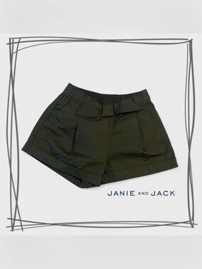 Janie and Jack High Waist Green Shorts